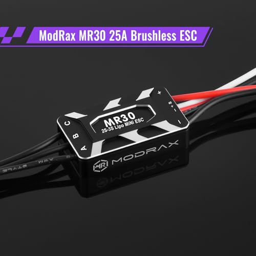 1212 4500KV Brushless Motor & 25A ESC with 11T Pinion Gear for SCX30 | Plug & Play, No Programming Required, Only Compatible with Axial 1/30 SCX30 (Except for Stock SCX30 Receiver)