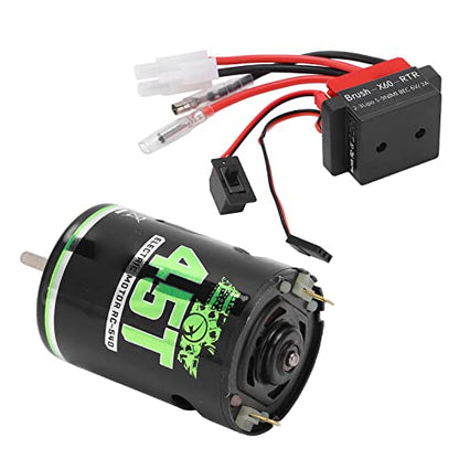 VGEBY RC Brushed Motor ESC, High Performance 360A Speed Controller 1/10 Scale Electronic Speed Control for RC Car Racing Enthusiasts Off-Road Vehicles Hobbyists