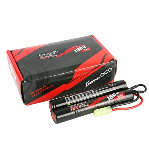 Gens ace 1600mAh 9.6V 8S1P Airsoft Nunchuck-Style NIMH Battery with TMY Plug