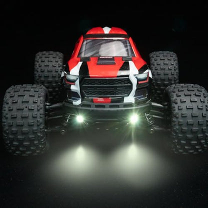 LSG RC LED Headlight Taillightsfor 1/18 RC Arrma Granite Grom Upgrades Part | Front Rear Lights Set