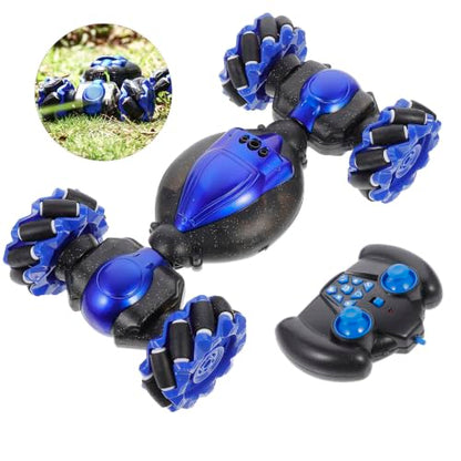 OUNONA 1/18 Mini Rc Stunt Car with Gesture Induction and Responsive Handling, 2.4ghz Remote Off-Road Vehicle Over 6 Years Old Random Color