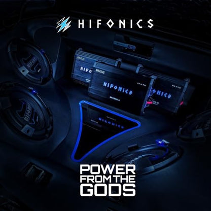 Hifonics Zeus ZXX 1000 Watt Max Class D Monoblock Car Audio Amplifier Amp with Bass Knob and Remote, Variable Crossovers, ZXX-1000.4, Silver - style: 1000 Watt Monoblock