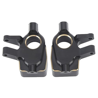 2 Pcs 1/10 RC Crawler Car Front Portal Axles Steering Knuckles for Axial Capra SCX10 III