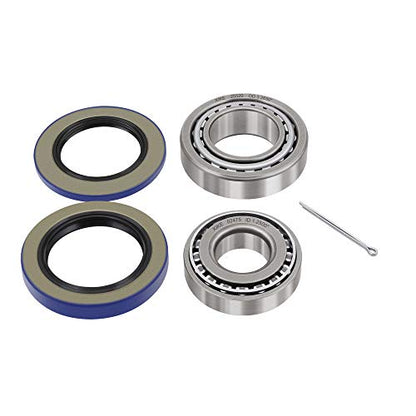 XiKe 8,000 lb Axles Trailer Bearings Kit 25580/25520 & 02475/02420, 1 Set | Includes 21333TB/10-10 Seal, 22333TB/ 10-36 Seal - size: 25580/20 ＆ 02475/20 + Seal ID 2.125'' ＆ 2.250'', style: Pack 1 Set