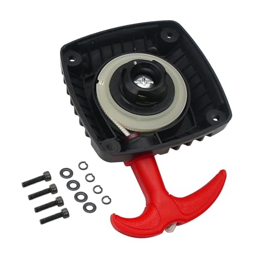 32CC 35CC 36CC Engine Easy-Start Dustproof Pull Starter (Red) | for 1/5 HPI ROFUN ROVAN KM Baja LT FG GoPed RedCat Rc Parts - color: Red