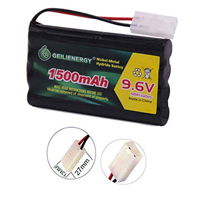 9.6V NI-MH Rechargeable Battery Pack with Standard Tamiya Connector for RC Car, Robots and OTC Genisys 239180 & EVO Scanner+USB Charger(1 Pack) - color: 1 pack 9.6V Battery+1 USB Charger