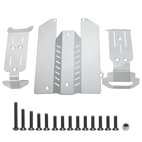 RC Chassis Armor Skid Plate Stainless Steel | for 1/16 Traxxas Mini Maxx 107154-1 Mini XRT 108076-1