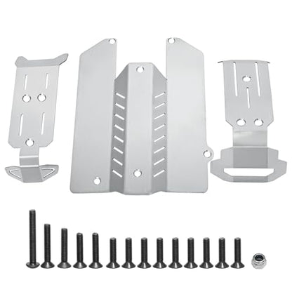 RC Chassis Armor Skid Plate Stainless Steel | for 1/16 Traxxas Mini Maxx 107154-1 Mini XRT 108076-1