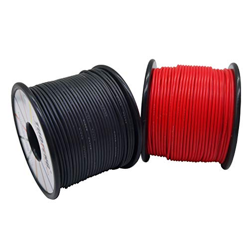 TUOFENG 22 AWG Silicone Wire Kit - 400ft | Flexible, Hook Up Cable - size: 22 AWG 2 Colors Silicone Wire 200ft