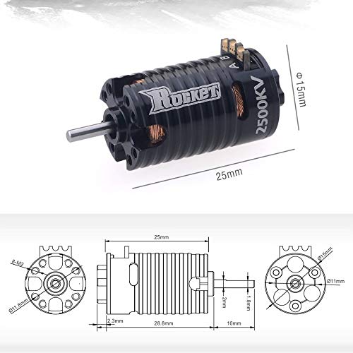 Rocket Mini 1410 7500KV Combo (18A ESC with 2030 7500KV Motor)