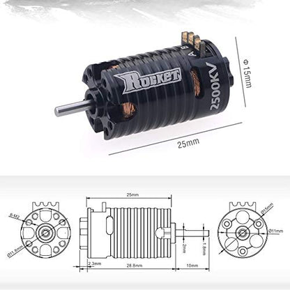 Rocket Mini 1410 7500KV Combo (18A ESC with 2030 7500KV Motor)