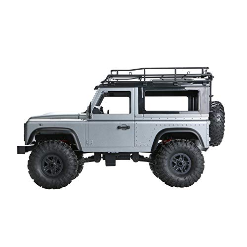 GoolRC MN 99s RC Car, 1/12 Scale 4WD 2.4G Remote Control Car for and Adults, RTR RC Crawler Off Road Truck for Land Rover Vehicle Models with 2 Batteries - size: 2 Batteries
