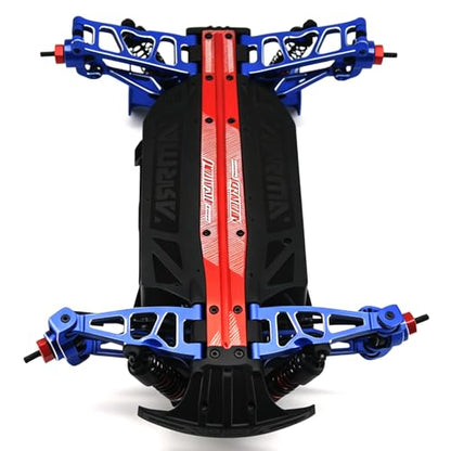 Aluminum Upgrade Parts Set for ARRMA 1/16 Mini Kraton 3S, Front/Rear Upper/Lower Arm, Gearbox Cover, Wing, Steering Link (Blue Front/Rear Upper/Lower Arm Set) - color: Blue Front/Rear Upper/Lower Arm Set