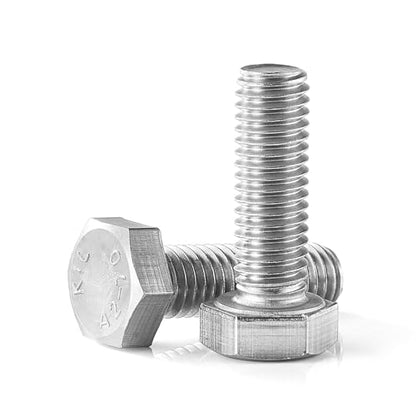 M4-0.7 x 20mm Heavy Duty Hexagon Bolts Hex Head Screws, 304 Stainless Steel, Metric Machine Fully Thread, Bright Finish, 50PCS - size: M4-0.7 x 20mm(50PCS)