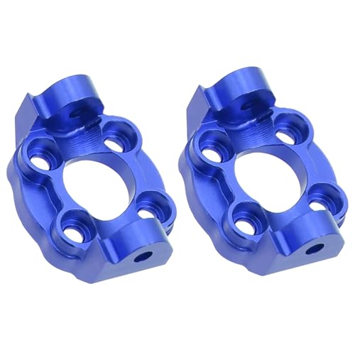 RC Cars Crawler Parts Compatible with LOSI for Mini for LMT 4X4 1/18 RC Car for Monster Truck Aluminum C Hub Front Steering Cup with Enlarged Bearing(Blue,C Hub) - color: Blue, size: C Hub