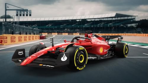 Voltz Toys Authentic Licensed 1:18 Ferrari F1 75 Remote Control Car - F1 Collection RC car Series for Kids and Adults - 2.4GHz RC Car for Gift (1:18 Ferrari F1 75) - color: 1:18 Ferrari F1 75