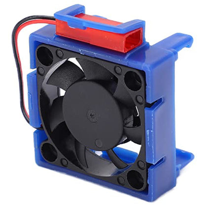 Aramox RC Motor Cooling Fan Plastic ESC Cooling Fan 5 to 7.4V 30 X 30mm for Remote Control Car VXL 3S Slash Bandit with Compact Heatsink Style Design