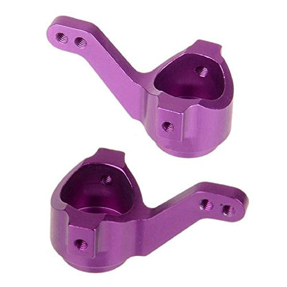 Share Goo Aluminum Steering Knuckle Hub Mount Upgrade 102010 102011 102012 Part Set Compatible with 1/10 RC HSP Volcano EPX Monster Model Car Purple