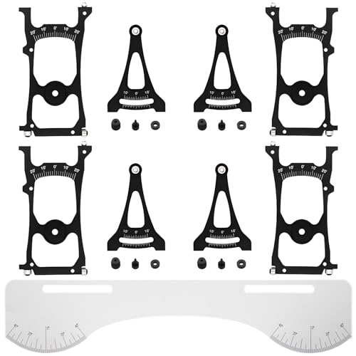 AMK 1/10 RC Car Setup Gauge -Tool for Suspension and Steering Adjustment, 1/10 Scale RC Car Alignment Tool Camber Toe Slip Angle Gauge - Precision Adjustment for Racing Drifting Tuning, RC Setup Tool