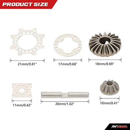 RCAWD Heavy Duty Diff Gear Set for Arrma Kraton 6S Mojave Fireteam Talion Big Rock Upgrade Parts
