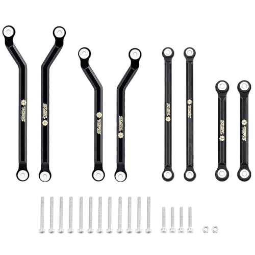 Brass High Clearance Chassis Links Set for Axial SCX24 Chevrolet C10 JLU Bronco Base Camp 1/24 RC Crawler Car