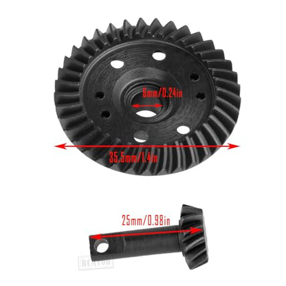13-37T Front Rear Differential Gear Assembly Upgrades Part for 1/10 Slash 4×4 Stampede 4×4 VXL Hoss 4×4 VXL Revo Rustler 4×4 Slayer 4×4 Slayer Pro 4×4 Stampede 4×4 Summit T-Maxx XO-1 RC Car