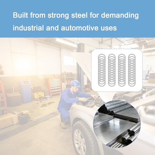 M10×14mm 304 Stainless Steel Shim Washers, 48-Piece Clearance Spacer Set | Four precision thicknesses, 0.1/0.2/0.3/0.5mm, for tolerance correction, shaft spacing and compact machinery assembly - size: M10x14
