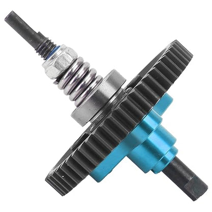 54T Spur Gear Complete Slipper Clutch, Aluminum Steel Differential Assembly for Traxxas Slash 1/10 RC Cars, Easy Install, Stable Performance, Sturdy Upgrade Part (Blue)