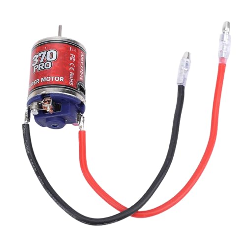 RC Motor 370 Brushed Motor with Stainless Steel Casing 45T for High Speed Remote Controlled Cars and Boats