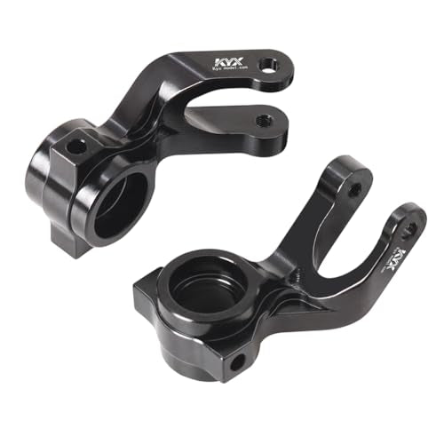 KYX Racing Aluminum Front Steering Knuckle Set Upgrades Parts Accessories for 1/10 RC Car ARRMA Fury Mega