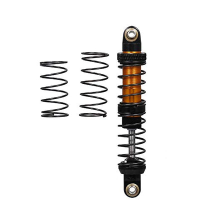 GoolRC 4pcs 80mm Metal Shock Absorber Damper Adjustable for 1/10 Tamiya CC01 RC Crawler Off-road Car - size: 80mm