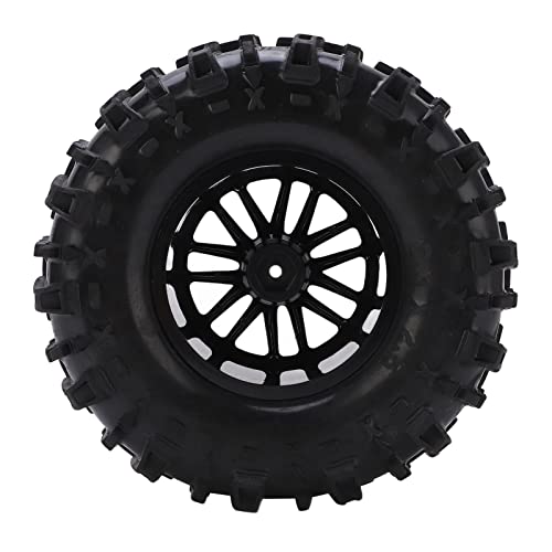 4Pcs RC Car 155mm Tires Wheel Rim Set Durable Rubber for 1/8 1/10 Short Course Truck