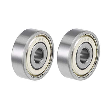 uxcell 636ZZ Deep Groove Ball Bearings Z2 6mm X 22mm X 7mm Double Shielded Carbon Steel 2pcs - size: 6mmx22mmx7mm