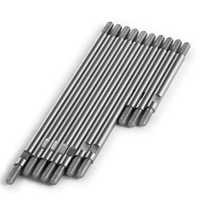 for Trxs for TRX4 1/10 RC Crawler Car Upgrade Parts 10Pcs Steel 313mm Wheelbase Link Rod Linkages Pull RC Links Linkage