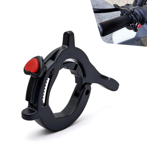 Motorcycle Cruise Control Assist, Motorcycle Throttle Lock, Adjustable Grip Clamp, Universal for Motorcycle Throttle Cruise Control Accessories (Black)