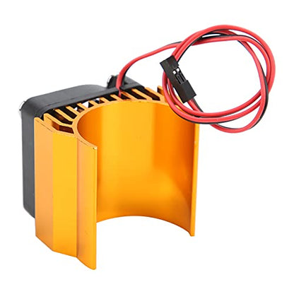 RC Motor Heatsink 1/10 RC Car 3650 Brushless Motor Cooling Fan 540 RC Brushed Motor Fan with Heatsink