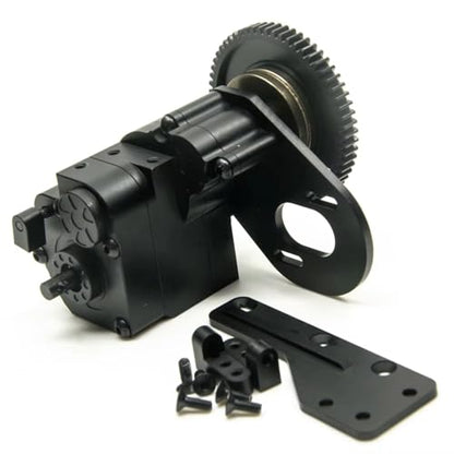 RC Car Center Gearbox for Axial for SCX10 for Wraith 90018 1/10 Complete Metal 2 Speed Transmission Gearbox RC Crawler Car Truck Model Upgrade Parts(Gearbox) - color: Gearbox