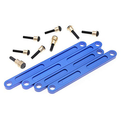 RC Alloy Front&Rear Camber Link Set for Traxxas 1/10 Rustler Stampede Slash 4X4 4WD-Replaces Part 3641