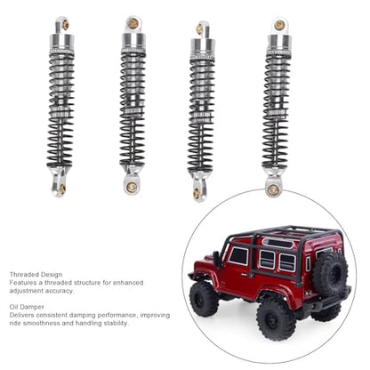 Aramox Oiled Shock Absorbers, 66mm Threaded RC Car Damper Replacement for ASCENT 18 RC 1/18 Crawler