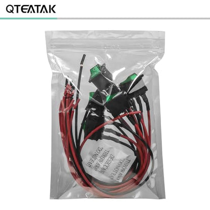 5 Pack KCD1 SPST Pre-Wired On/Off Green LED Boat Rocker Toggle Switch - color: Green, size: DC 12V-24V 20A - Pre-Wired