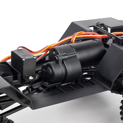 AMK TRX4M Nylon Chassis Frame with 2-Speed Gearbox, 155mm Wheelbase, Assembled 1/18 RC Crawler Chassis for TRX4M Bronco Defender JJRC C8809 C8801 Upgrade Parts
