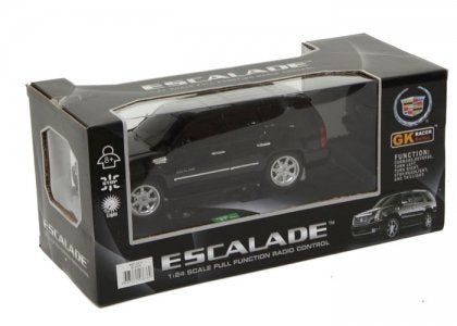 Liberty Imports R/C General Motors Escalade 1:24 Scale Toy Replica Vehicle - Officially Licensed Remote Control SUV with 2.4G Full-Function Technology, Working Lights (Black)