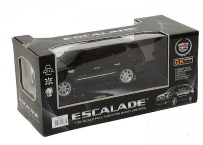 Liberty Imports R/C General Motors Escalade 1:24 Scale Toy Replica Vehicle - Officially Licensed Remote Control SUV with 2.4G Full-Function Technology, Working Lights (Black)