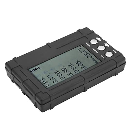 LiebeWH Battery Balancer Battery Voltage Meter Capacity Checker with LCD Display 3 Control Keys Overheat Prevention for LiPo Model Airplane