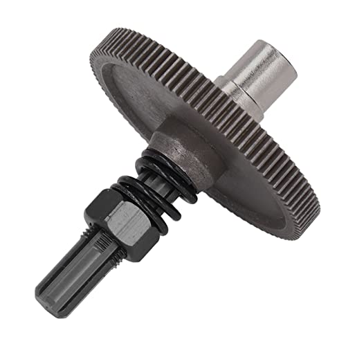RC Car Differential Gear Set, Durable Metal Upgrade Parts High-Performance Slipper Assembly for 1/10 Scale Off-Road Racers and RC Hobbyists - color: Black