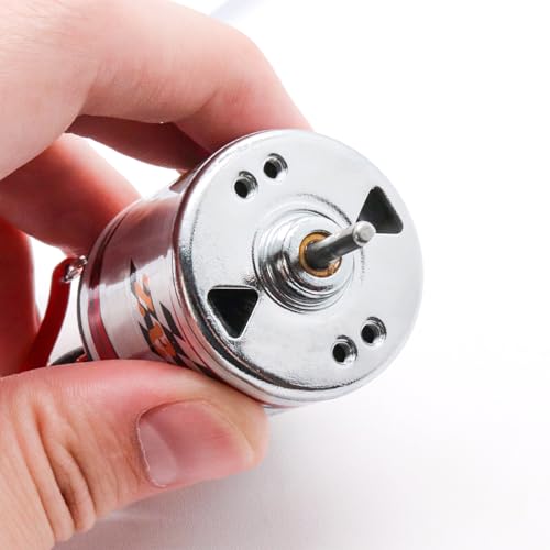 RC Motor 540 22T Brushed Motor Waterproof Stainless Steel Shell Brushed Motor Climbing Car Large Torque Motor Replacement for Axial SCX10 AXI03007 90046 Redcat Gen8 Tamiya TT02 - size: 22 T
