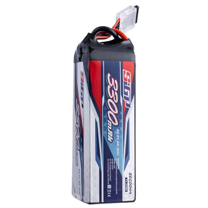 6S 22.2V Lipo Battery 120C Soft Pack with T Plug for RC Car Truck Tank Boat Racing Hobby