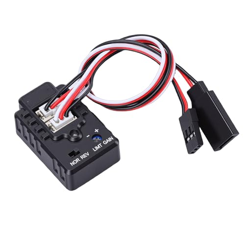 GOWENIC 2 Axle RC Drift Car Gyroscope High Stability Gyro for Remote Control Racing Cars, ABS Compact Module with Vibration Sensor Sensitivity Adjustment