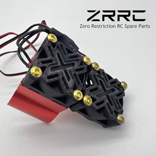 30mm×30mm Carbon Fiber RC Cooling Fan Heatsink Cover Shield - Universal Brushless Motor/ESC Fan Guard Shroud- for RC Cars, Trucks, Drones (X Style) - style: 30mm / X Style