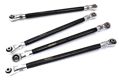Silver Front and Rear Lower Suspension Links for Axial SCX6 RC Crawler 254004